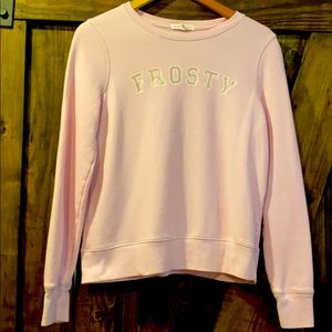 EUC Aeropostale Frosty Light Pink Sweater